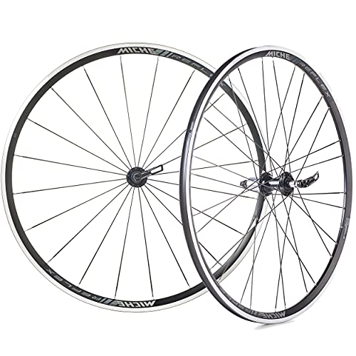 MICHE Reflex Juego de Ruedas de Carretera, Unisex, Negro/Negro, Campagnolo