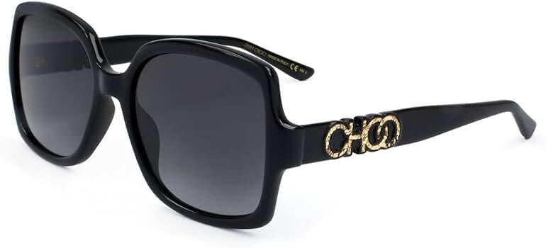 美品 JIMMY CHOO サングラス 黒×銀 ケース付 1010 Amazon.com: JIMMY CHOO Square Sunglasses Sammi/G 8079O Black 55mm
