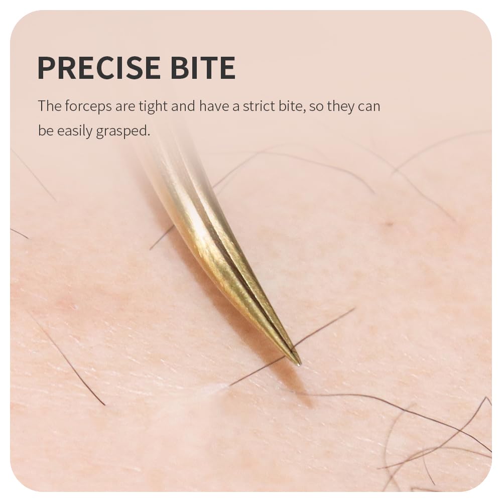 Pinzas para Extensiones de Pestañas Pinzas Pestañas Pelo a Pelo Lash Tweezers(A1+2+4+9+10)
