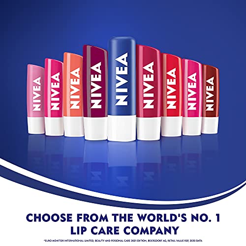 NIVEA Original Care 4.8g Lip Balm|24 H Melt in Moisture Formula|Natural Oils|Nourished Lips,4.8 g (Pack of 1) - Image 7