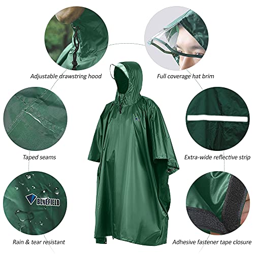 Capa de chuva impermeável Eastdall, estilo Poncho, leve, para ciclismo / caminhada / motocicleta / p