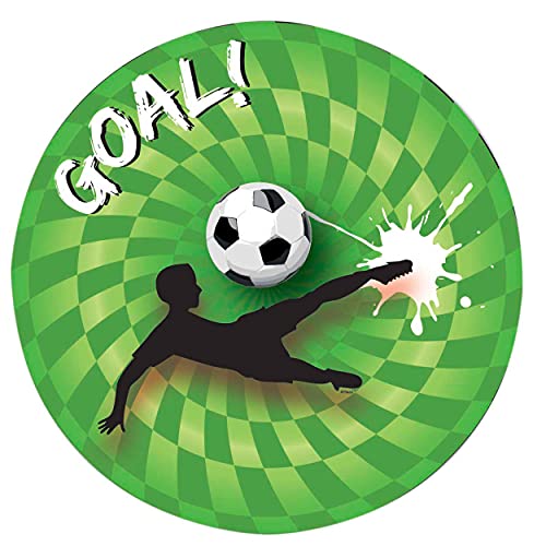 Assiettes Goal 23 cm au motif de football avec ce lot de 8 pièces