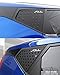 LIGHTKOREA Window C Pillar Sports Plate Panel Left Right Black Plate Silver Lettering Replacement for KIA Soul 2020