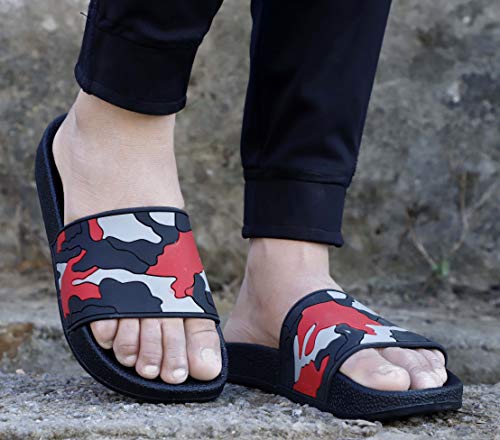 Image of AADI Men's Synthetic Leather Daily Use Casual Flip Flop & Slippers