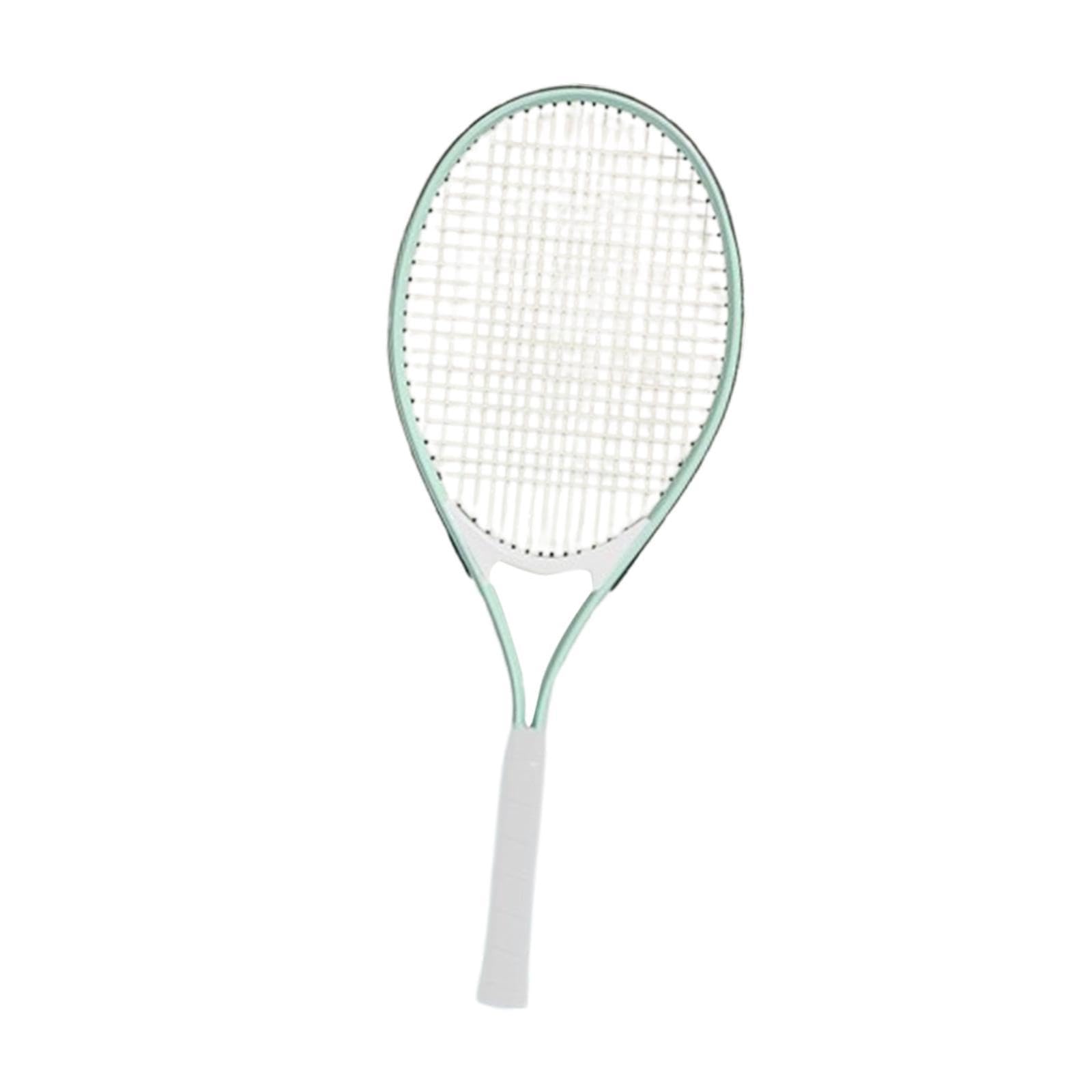 Racchetta da Tennis per Principianti Adulti, Comoda, Portatile, per Il Tempo Libero, L'allenamento, Leggera, per Giochi All'aperto, Esercizi I, Verde