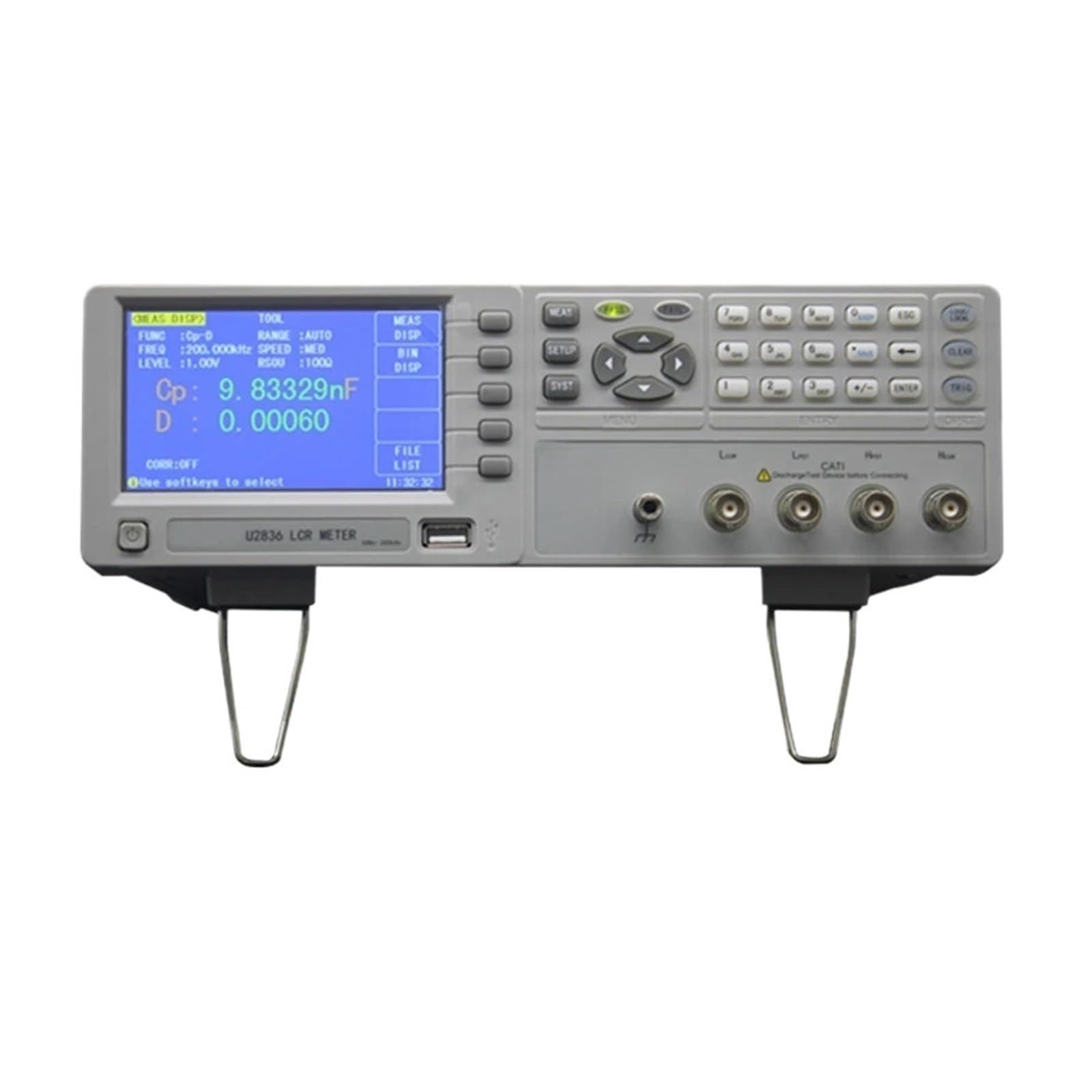 JVDDI LCR Digital Brid Tester 50-200kHz Resistance, Capacitance, and Inductance Tester Accuracy 0.05%