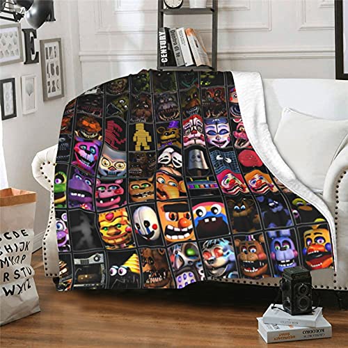ASLIGI HOME STORE Blanket Flannel blanket for Bed Warm and Soft Rug Gift 130x150cm/50"x60" (-2)