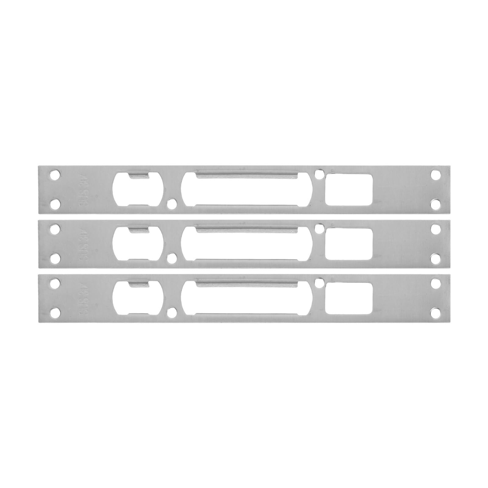 Gentryroo One Color 3Pcs Door Lock Body Plates Stainless Steel Security Locks Reinforcement