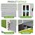 6x3 Shed Resin Outdoor Storage with Floor Included, Waterproof Lockable Small Plastic Garden Tool Sheds Cabinet