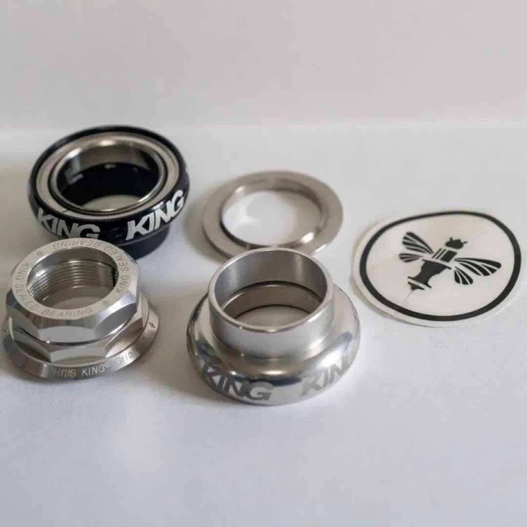 Chris King Grip Nut OS 1-1/8 ヘッドパーツ ゴールド ChrisKing