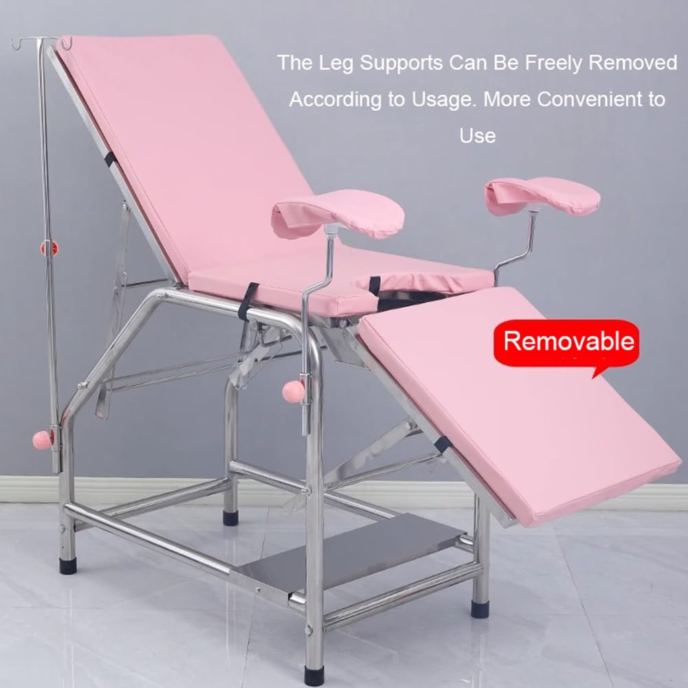 Lit d'examen gynécologique, Chirurgie de rinçage privée médicale multifonctionnelle, Chaise d'examen médical ambulatoire, lit d'examen, Table de Chirurgie pour Femmes (Color : Black)