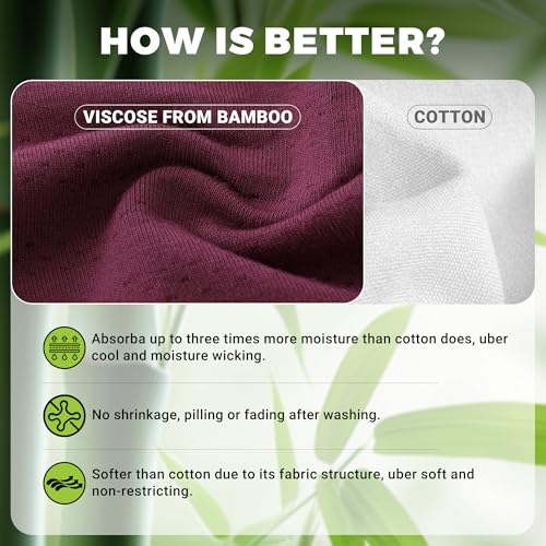 BAMBOO COOL Womens Underwear Mesh Breathable Moisture-Wicking Briefs, Soft & Lightweight Ladies Panties, 5-Pack4