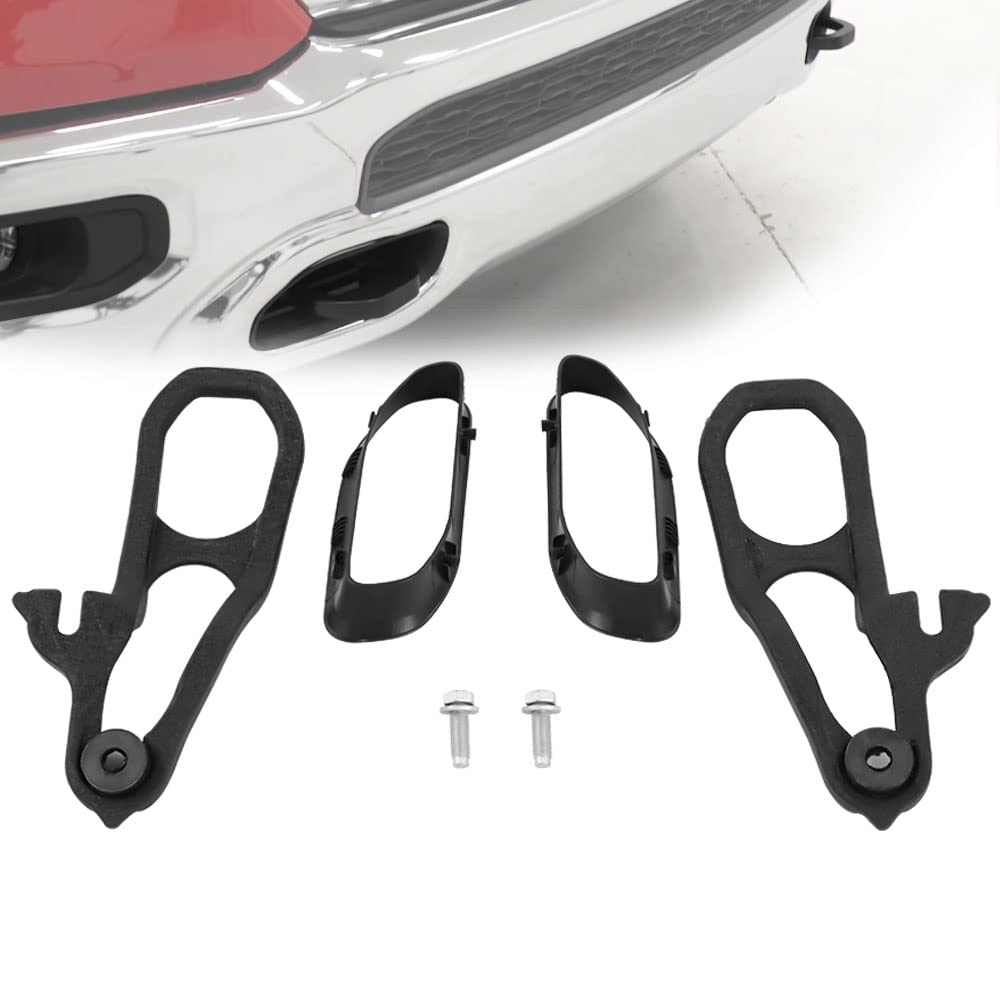ENIXWILL Ram 1500 Front Tow Hooks with Bumper Bezels Fit for 20192023