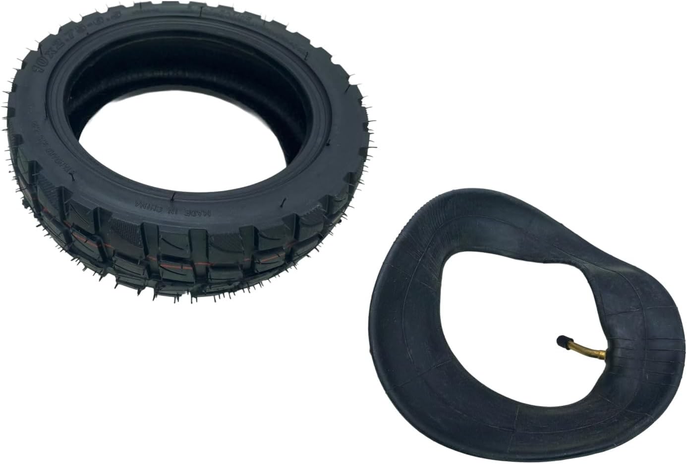 10x2.75-6.5 Off-Road Tire with Inner Tube, Electric Scooter Tire Compatible with Speedway 5/Dualtron 3/Hover-1 Alpha/Hiboy Titan PRO Electric Scooters - Explosion-Proof & Super-Grip (10 Inch)
