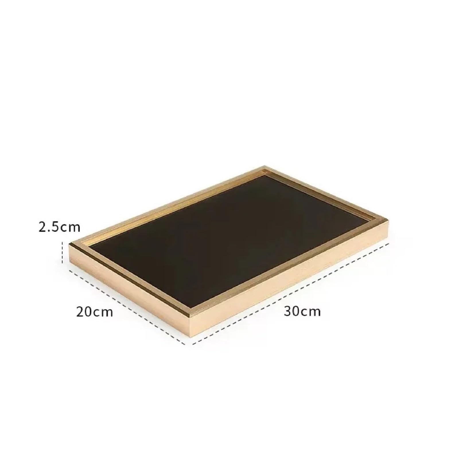 Schmuckschale Gold Farbe Metall Rahmen Blank Schmuck Display Tray Necklack Ring Zeigen Requisiten Armband Anhänger Organizer Box for Shop(Gold)