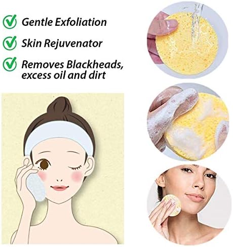 36 Pcs Compressed Facial Sponge Make Up Sponges Beauty Sponge Face Cleansing Washing Sponge Makeup Tool for Facial Cleansing Exfoliating Spa Massage Makeup Remova