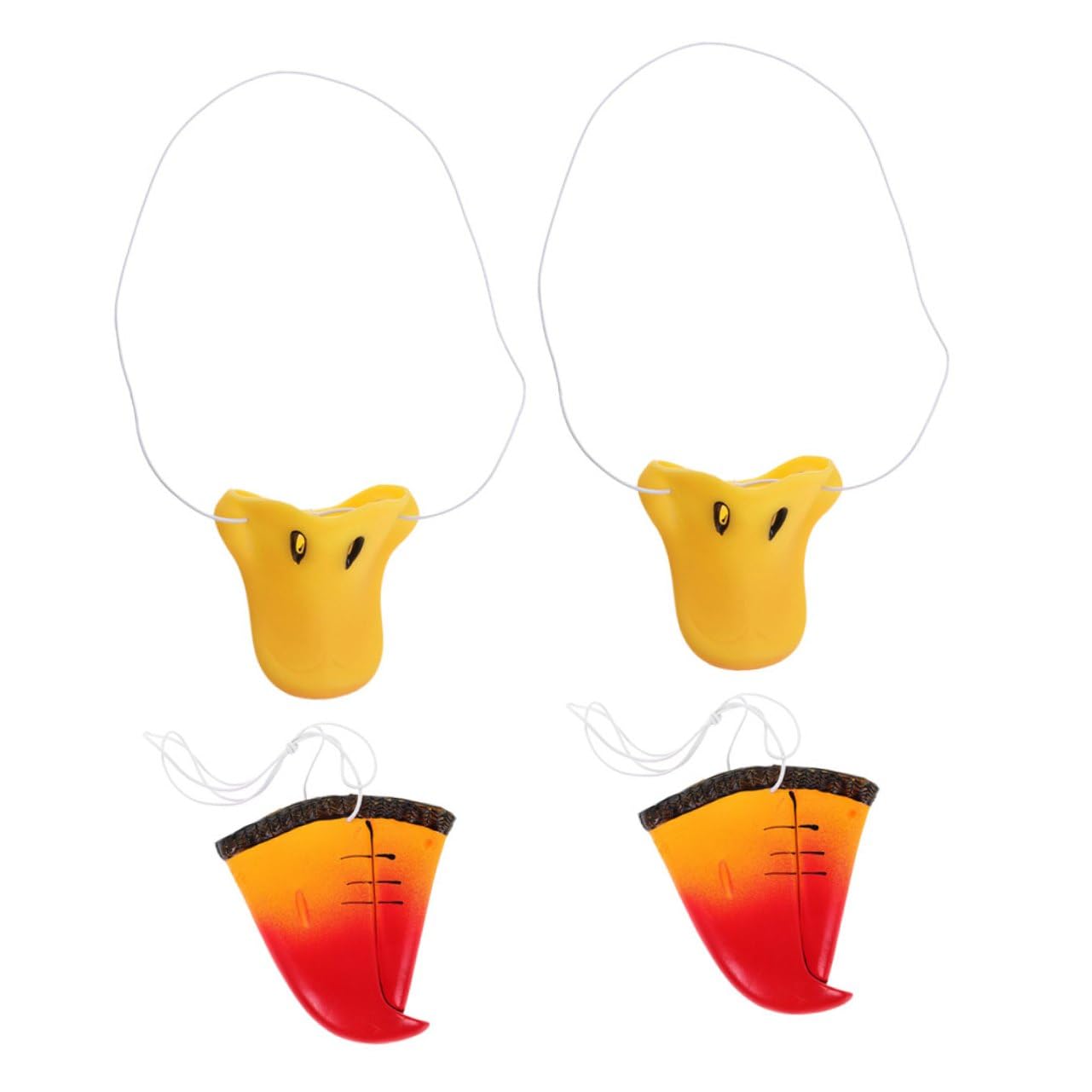 HANABASS 12 Maschere Naso Animale Realistiche Becco Anatra e Pappagallo Accessori Cosplay per Feste e Halloween Decorazioni Facili da Usare e Riutilizzabili