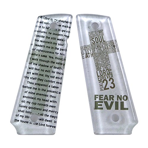 Custom 1911 A1 Full Size Fear No Evil SPD Acrylic Ambidextrous Grips- Compatible with Kimber, Colt, Taurus and Sig Custom 1911 A1 Full Size Fear No Evil SPD Acrylic Ambidextrous Grips- Compatible with Kimber, Colt, Taurus and Sig