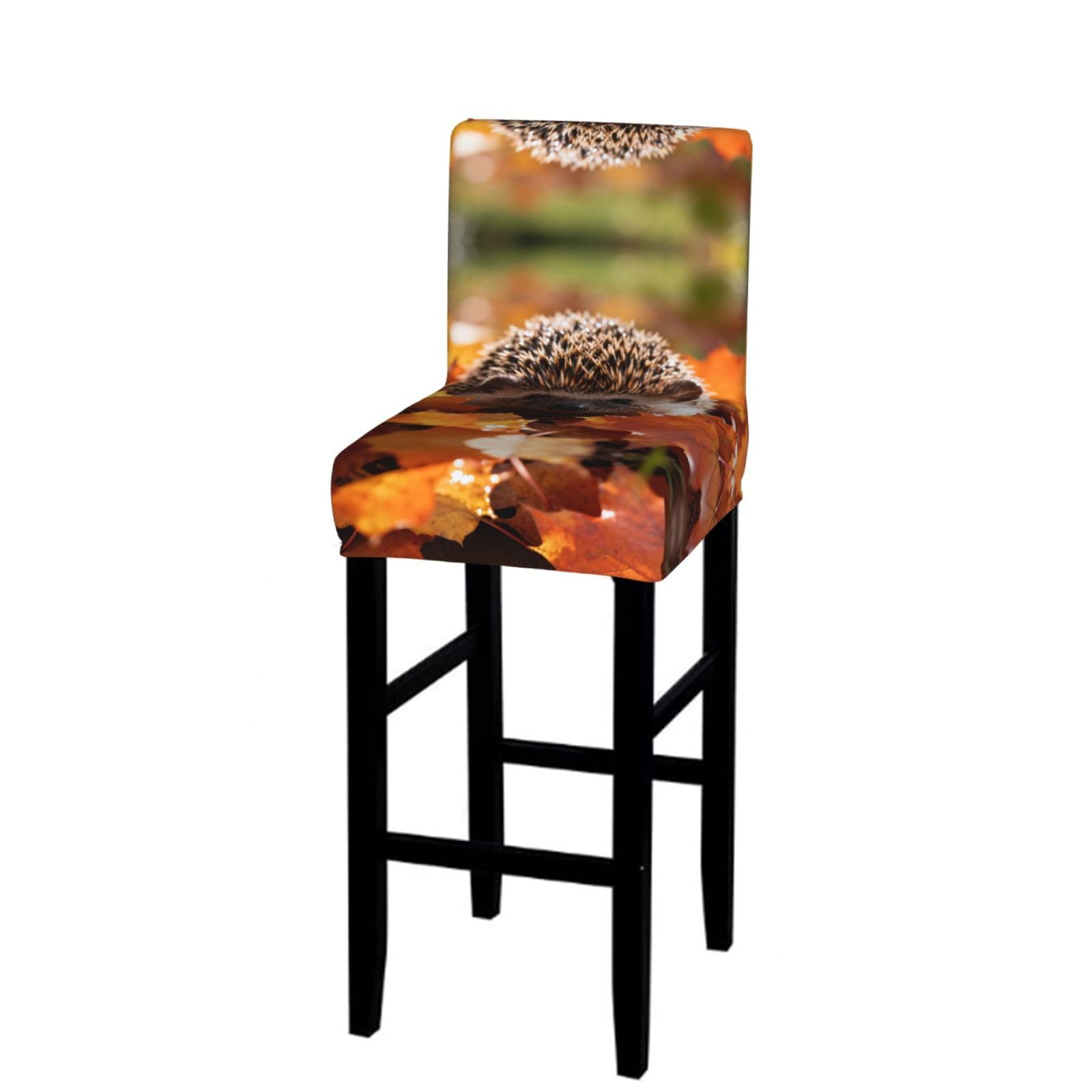 CNTDBU hedgehog Bar Stool Cover-Stretchy Chair Slipcover for Kitchen