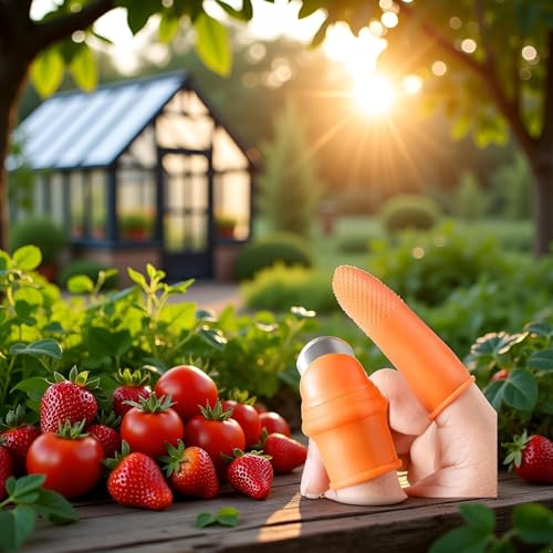 Cortador de pulgar de silicona para frutas y verduras miniatura 6