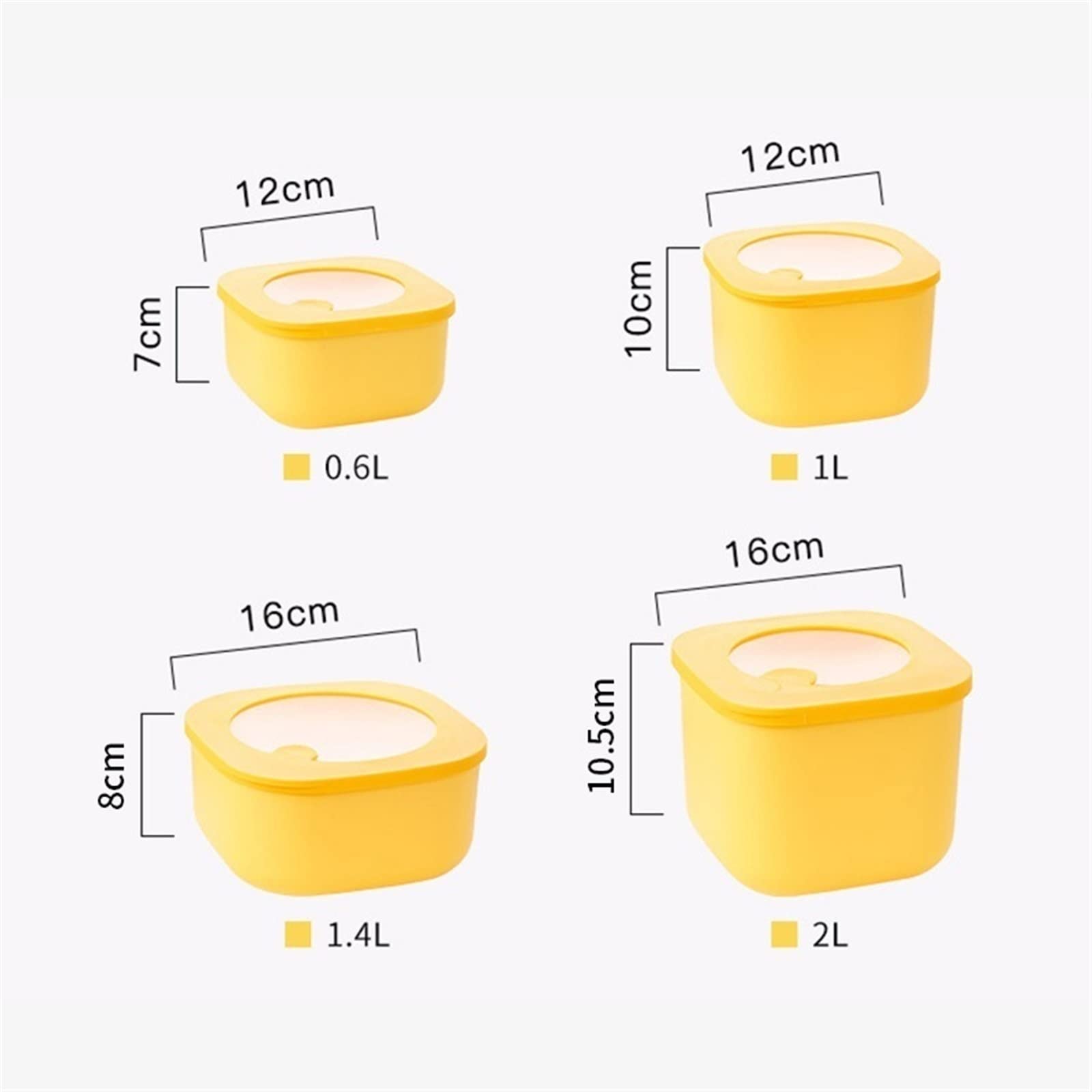 Lonchera de almacenamiento para alimentos, prácticos recipientes para oficina y escuela, conservación fresca, ideal para preparar comidas y almuerzos sobre la marcha