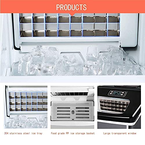 Mini Máquina Automática para Hielo de Mesa con Canasta Extraíble miniatura 6