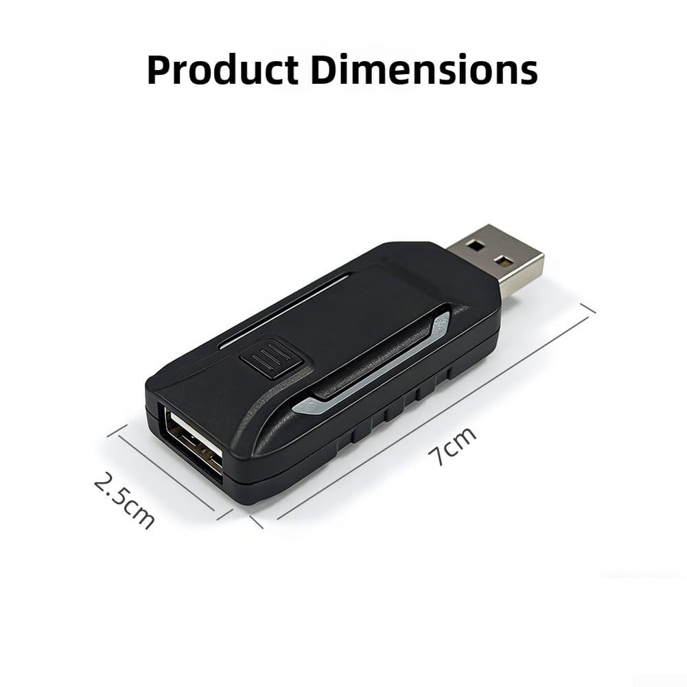 Adaptador de enlace de rueda de carreras N7 para consola P5 compatible con modelos PXN V3 V900 V9 USB Plug and Play