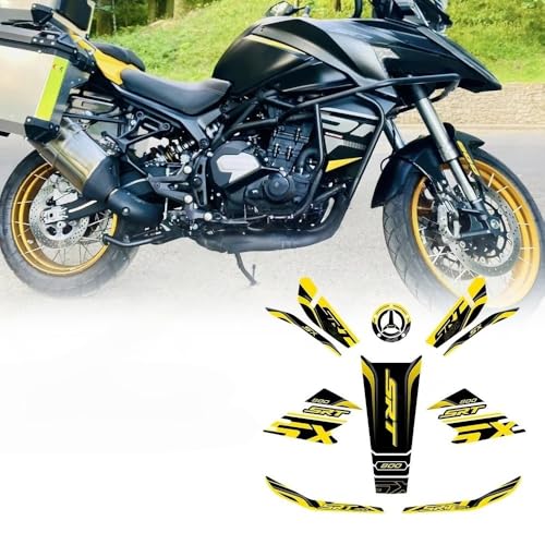 Autocollant protection réservoir moto SRT 800 SX kit complet durable - 2