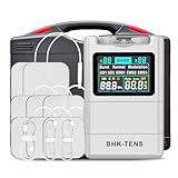2025 TENS EMS Unit Muscle Stimulator for Back Pain Relief, Upgraded Color LCD TENS Machine for Chronic Pain, Muscle Relaxation, Home Use. with 8 Customizable Pulse Modes, 8 TENS Pads, 40 Intensitys