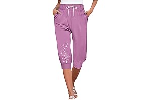 Cracker Barrel Summer Cool Capri Pants TANGNADE