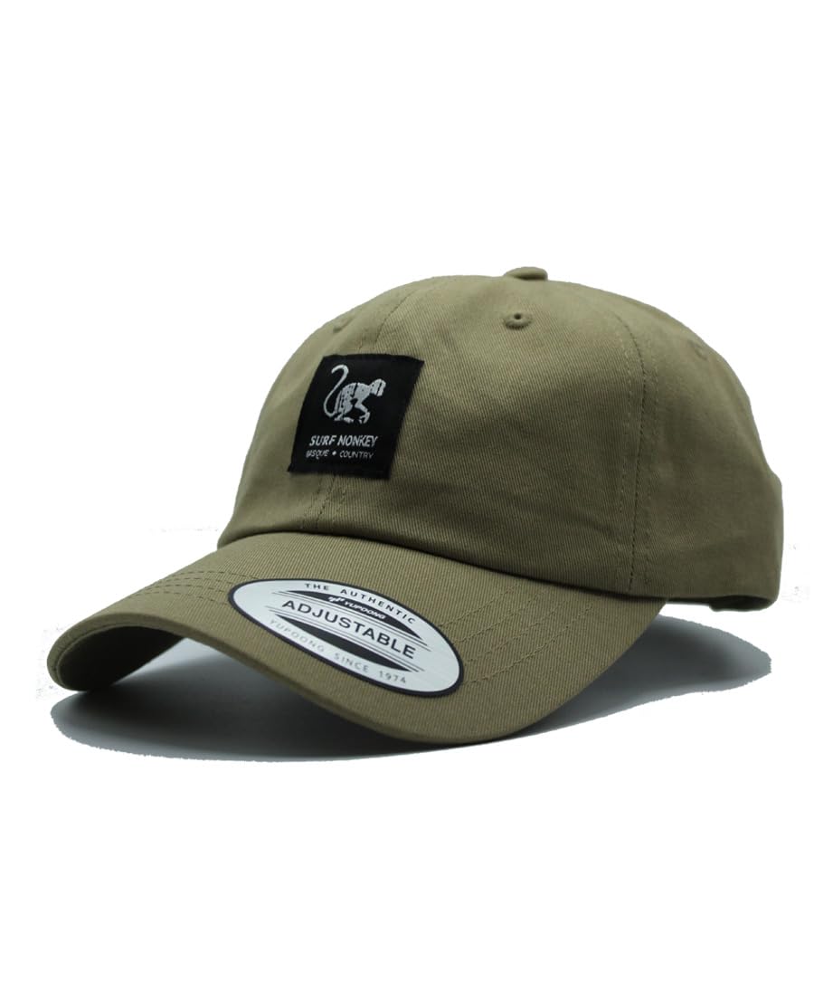 Surf Monkey Casquette de baseball Classic Dad en coton sans structure