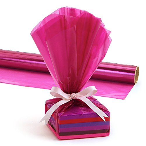 Hygloss Products Cellophane Roll – Cellophane Wrap For Crafts, Gifts, And Baskets 20 Inch X 5 Feet, Purple (N/A) #TOP1