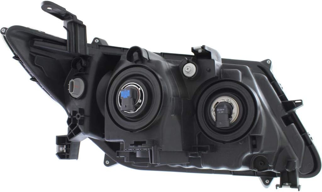 For Honda Odyssey Headlight 2014 15 16 2017 Driver Side CAPA Certified Bulbs Included HO2502154 | 33150-TK8-A02; Black Bezel