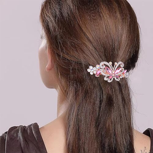 4 piezas pinzas para el cabello diseño mariposa miniatura 5