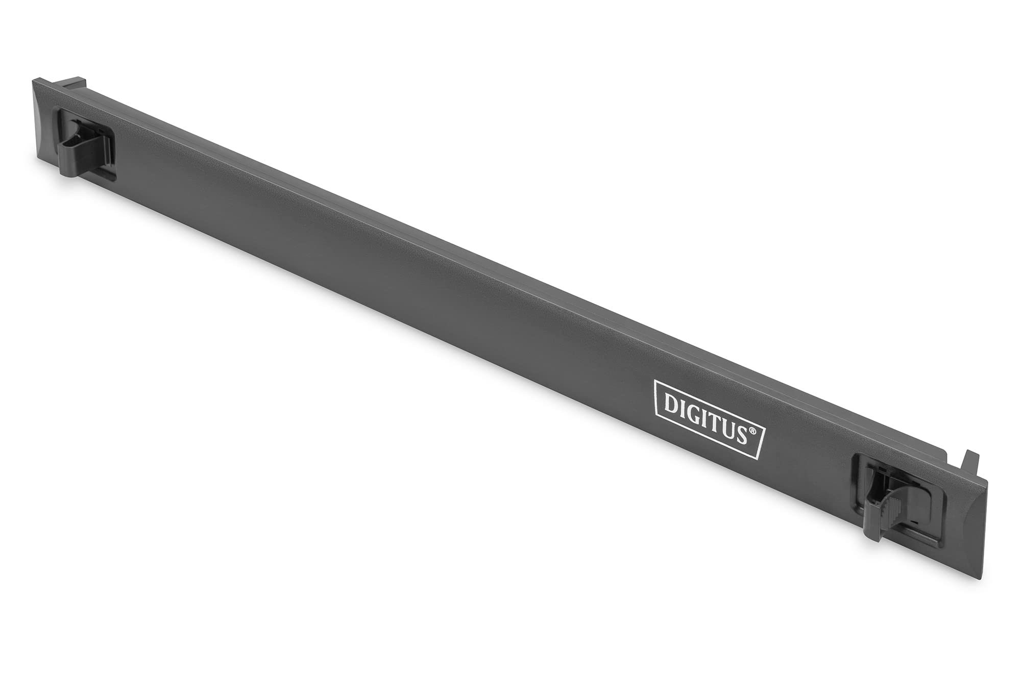 DIGITUS DN-97651-1 - 19" Blank Cover - 1U Cover - Pack of 1 - Panel for 19" Network Cabinet, Server Cabinet, Rack - Snap-in Mechanism - ABS Plastic - Black