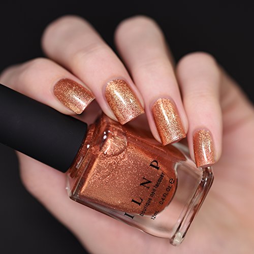 Image of ILNP Checkmate - Orange Copper Ultra Metallic Bright Nail Polish