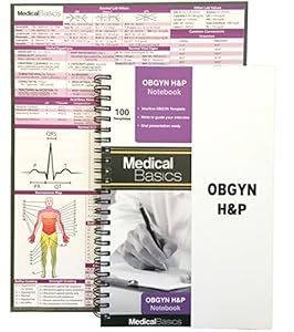 Medical Basics OBGYN H&P Notizbuch, 100 Vorlagen