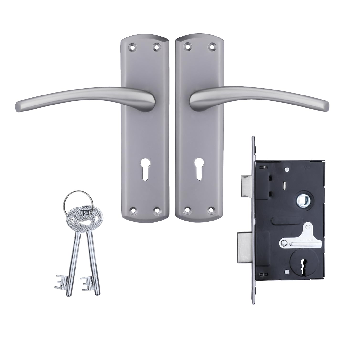 Godrej Mortise Lock I Mortise Handle Lock for Office & Internal Doors of Residential & Commercial Complex I 6 Lever ELC- 01 I Door Thickness Upto 25mm to 45mm | 5 Yrs Warranty