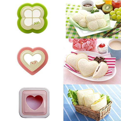 Sandwich Cutters Sealer für Kinder Lunchbox Zubehör Sandwich Maker für Lunchbox und Bento Box - Cut and Sealer Press für Jungen und Mädchen