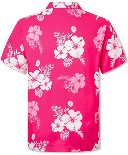 Image of Cromoncent Matching Hawaiian Outfits for Family, Dad and Son Matching Luau Beach Tropical Shirts Mommy Daughter Tropical Sets