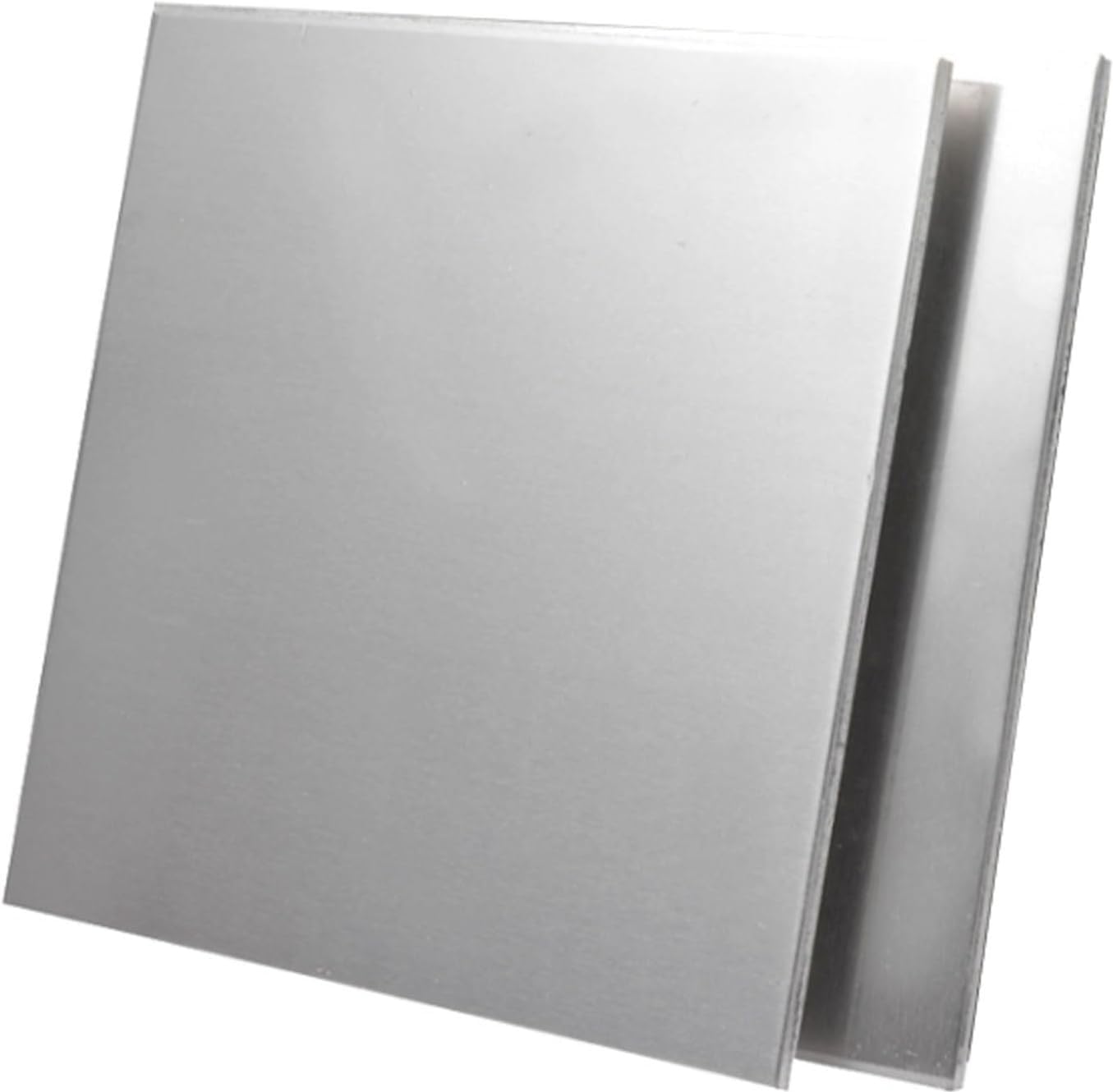 2 pezzi di lamiera di alluminio 6061 T6 - piastra di alluminio piatta e liscia da 14 mm di spessore con pellicola protettiva for artigianato e industria(100x100x14mm)