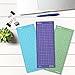 VIKDOOK Cutting Mat for Cricut Joy 4.5” X12” 4.5”X6.5” Variety Grip Sticky Cutting Mat Pack Blue Light Grip Green Standard Grip Purple Strong Grip 6 Mats Pack