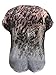 LEEBE Women's Plus Size Crew Neck Dolman Short Sleeve Print Top (1X-5X) (Cheetah/Heather Grey, 2X)