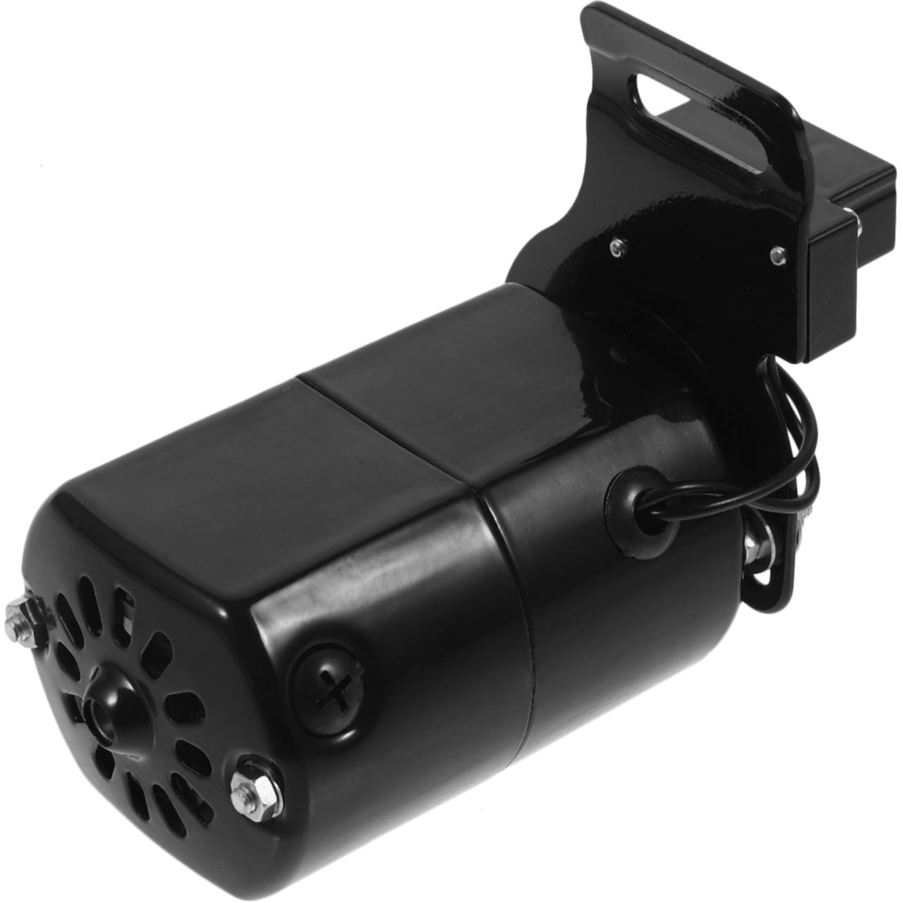 Motor Eléctrico para Máquina de Coser de 100w para Uso Doméstico Rotación Antihoraria, Fabricado en Acero y Hierro, Motor de Repuesto Negro de 220v para Máquinas de Coser