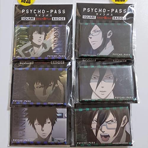 Psycho-Pass Psychopath Goods, Cunning, Ginoza, Can Badge Set