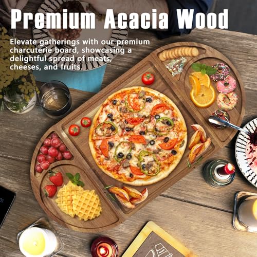 Juego Tabla de Cortar 3 Piezas Madera Acacia miniatura 3