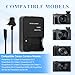 CB-2LH CB-2LHT Cameras Charger for NB-13L Battery Charger for Canon Powershot G1 X Mark III/G7 X Mark II/G5 X/G7 X/G9 X/G9 X Mark II SX740 HS SX730 HS SX720 HS SX620 Camera Supply Power Adapter
