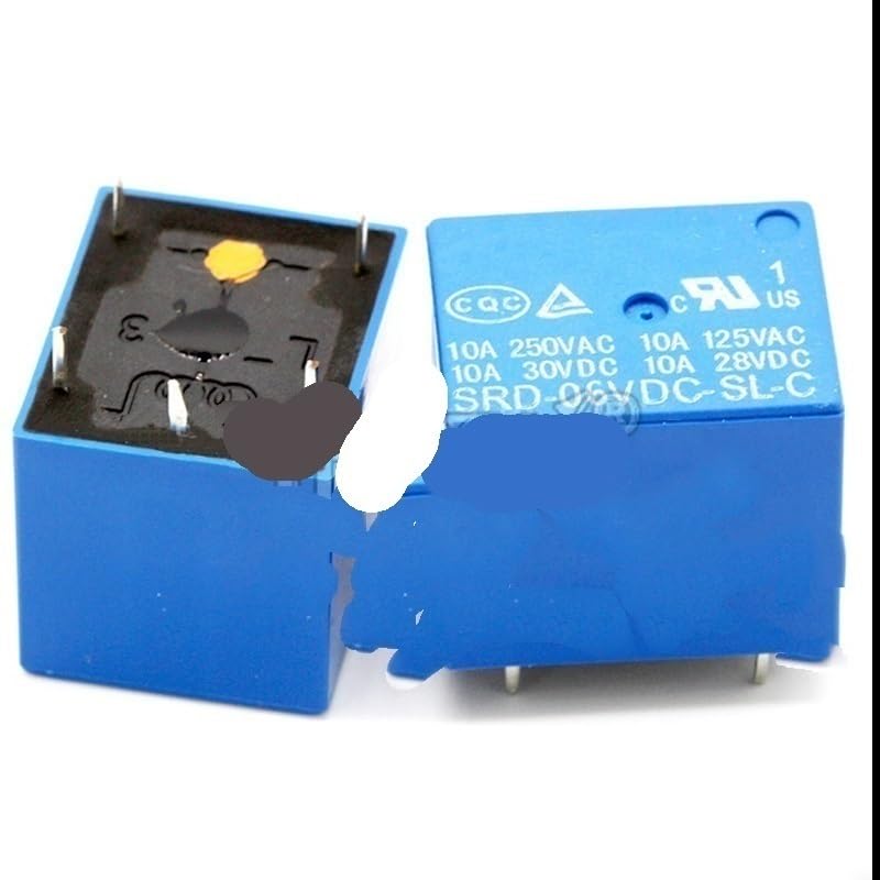 5PCS Relay SRD-03 05 09 06 24 12VDC-SL-C 5PINS 3V 5V 9V 6V 24V 12V SRD-03VDC-SL-C SRD-05VDC-SL-C SRD-09VDC-SL-C(9V)
