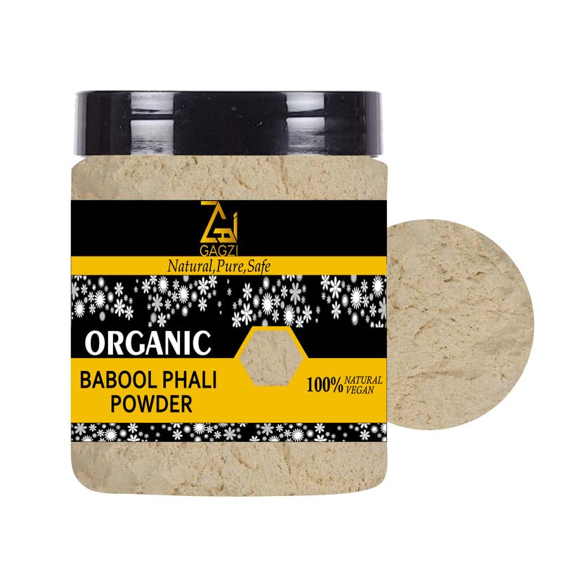 Natural Babool Phali Powder 7 Oz / 198.50 Gram (Pack Of 1) - GAGZI
