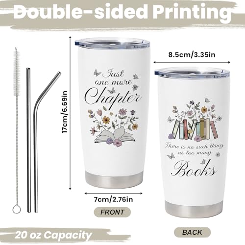 Stainless Steel Tumbler for Book Lovers - Perfect Gift for Readers - Image 2